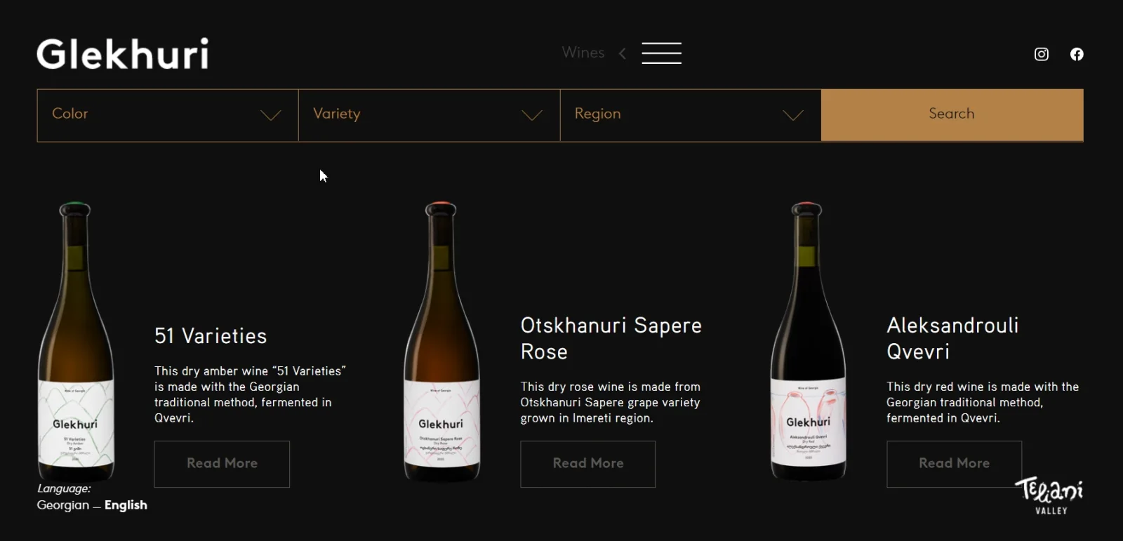 Glekhuri.com — featured screenshot