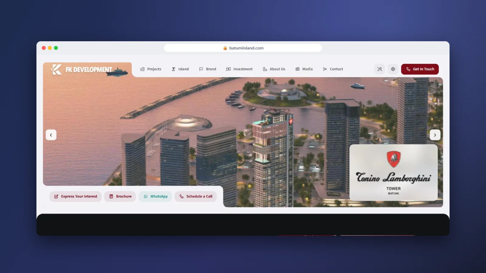 FK Development project screenshot
